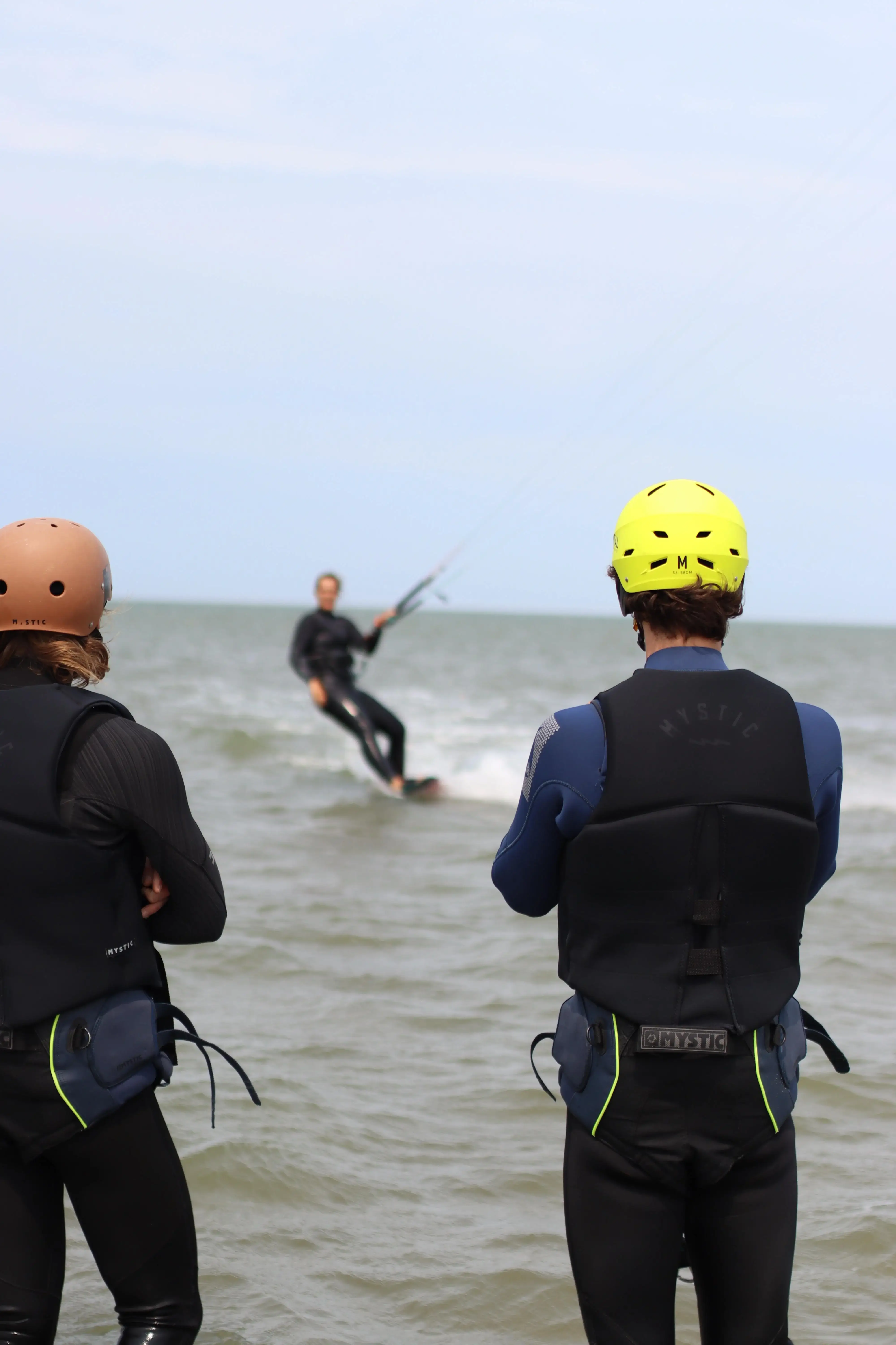 Duo kitesurfen leren op Brouwersdam — Kite Beyondthorizon